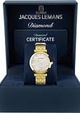 Damenuhr - Jacques Lemans D-12C - Quarz, Edelstahl