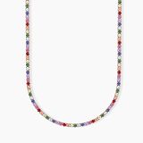 Collier - Mabina 553326 - 925/- Silber Rosé vergoldet, Zirkonia