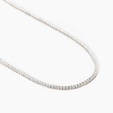 Collier - Mabina 553454 - 925/- Silber rhodiniert, Zirkonia