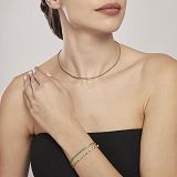 Armband - Mabina 533573 - 925/- Silber Gelb vergoldet, Zirkonia