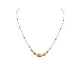 Collier - Gerry Eder 15.ES1425 - 925/- Silber Gelb vergoldet