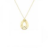 Collier - Gerry Eder 15.ES1434 - 925/- Silber Gelb vergoldet