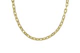 Kette/Anker - 95393-01 - 925/- Silber Gelb vergoldet, Karabiner