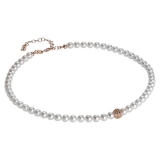 Collier - BOCCADAMO GR648RS - 925/- Silber Rosé vergoldet, Swarovski Perlen