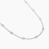 Collier - Mabina 553217 - 925/- Silber, Zirkonia