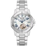 Damenuhr - BULOVA 96L326 - Automatik, Edelstahl