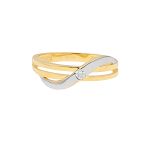 Damenring - Max Fröhlich ARI1023/64 - 333/- Gold Bicolor, Zirkonia