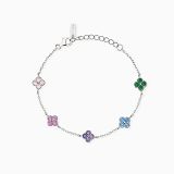 Armkette/Anker - Mabina 534061 - 925/- Silber rhodiniert, Zirkonia