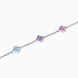 Armkette/Anker - Mabina 534061 - 925/- Silber rhodiniert, Zirkonia