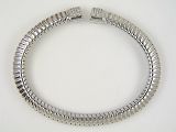 Armreif - 94185-01 - 925/- Silber rhodiniert, Zirkonia