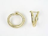 Creolen - 94552-01 - 333/- Gelbgold, Zirkonia Weiß