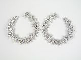 Ohrstecker - 94384-01 - 925/- Silber rhodiniert, Zirkonia Weiß