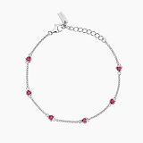 Armkette/Anker - Mabina 533997 - 925/- Silber rhodiniert, Synthetisch