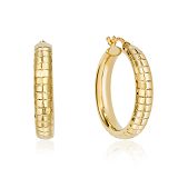 Creolen - Kesef 54592 - 925/- Silber Gelb vergoldet