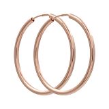 Creolen - Kesef 5703 - 925/- Silber Rosé vergoldet