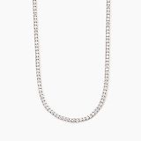 Collier - Mabina 553454 - 925/- Silber rhodiniert, Zirkonia