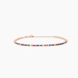 Armband - Mabina 533962 - 925/- Silber Rosé vergoldet, Zirkonia