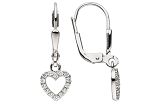 Ohrhänger - 91365-01 - 925/- Silber rhodiniert, Zirkonia Weiß