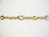 Armband - 92335-01 - 925/- Silber Gelb vergoldet