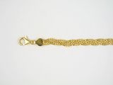 Kette/Anker - 94249-01 - 925/- Silber Gelb vergoldet, Karabiner